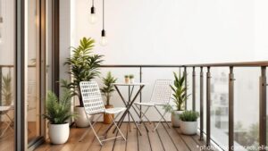 Balcon ou loggia – image d'illustration non contractuelle