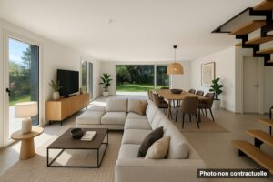 Jardin en rez-de-jardin – image d'illustration non contractuelle