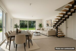 Jardin en rez-de-jardin – image d'illustration non contractuelle