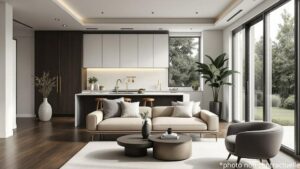 Jardin en rez-de-jardin – image d'illustration non contractuelle