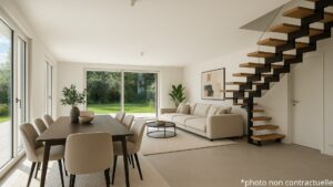 Jardin en rez-de-jardin – image d'illustration non contractuelle