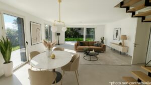 Jardin en rez-de-jardin – image d'illustration non contractuelle