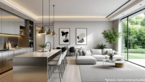 Jardin en rez-de-jardin – image d'illustration non contractuelle