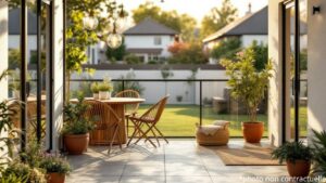Jardin en rez-de-jardin – image d'illustration non contractuelle