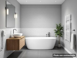 Salle de bain – image d'illustration non contractuelle