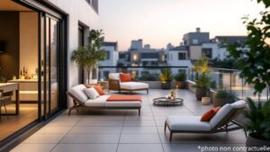 Terrasse – image d'illustration non contractuelle