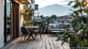Terrasse – image d'illustration non contractuelle