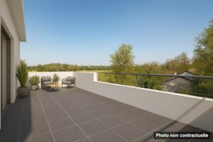 Terrasse – image d'illustration non contractuelle